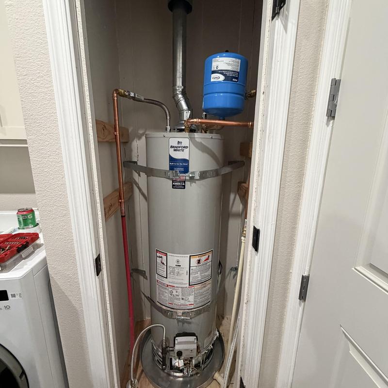 Bradford White 40-gallon water heater installation Bradford White 40-gallon water heater installation