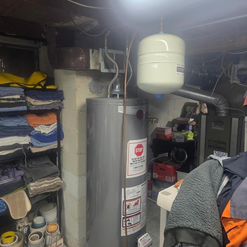 Water heater with new copper and dielectric flex lines