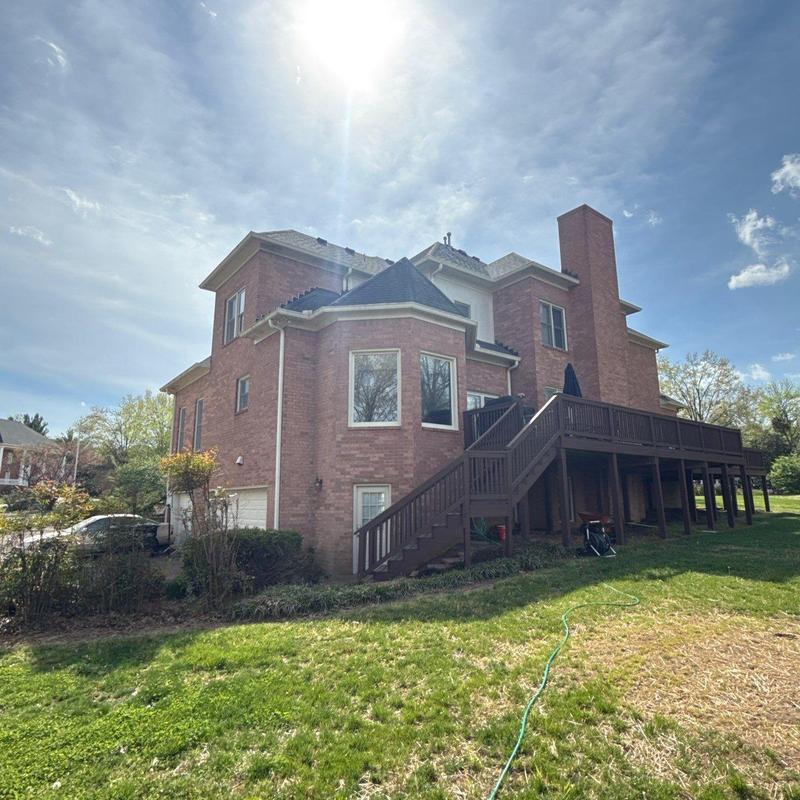 Roof shingles inspection on brick home in Brentwood TN