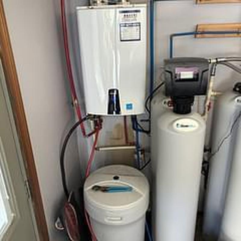 Tankless water heater flush setup with tools Tankless water heater flush setup with tools