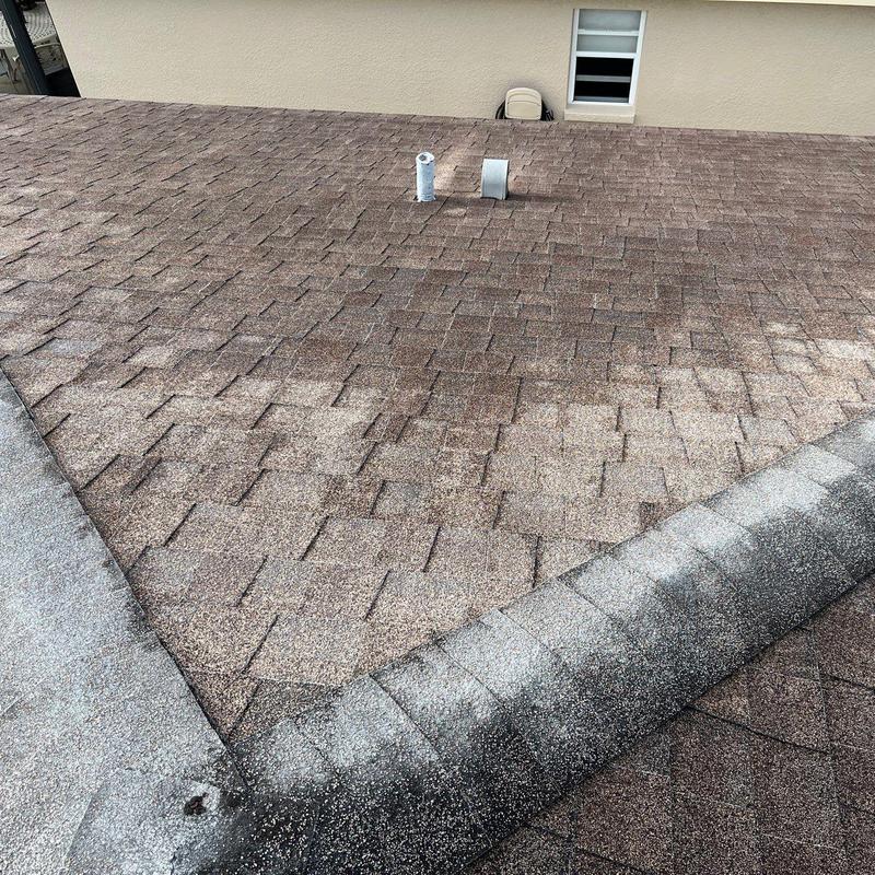 Shingle roof with vent pipes and ridge cap in HUDSON, FL Shingle roof with vent pipes and ridge cap in HUDSON, FL
