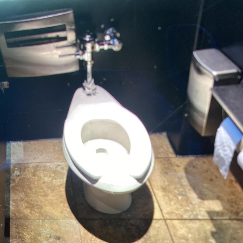 Sloan toilet flush valve and spud replacement in restroom