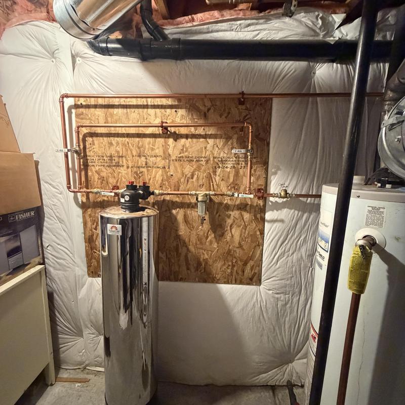 Filter tank with spin filter and bypass system installation