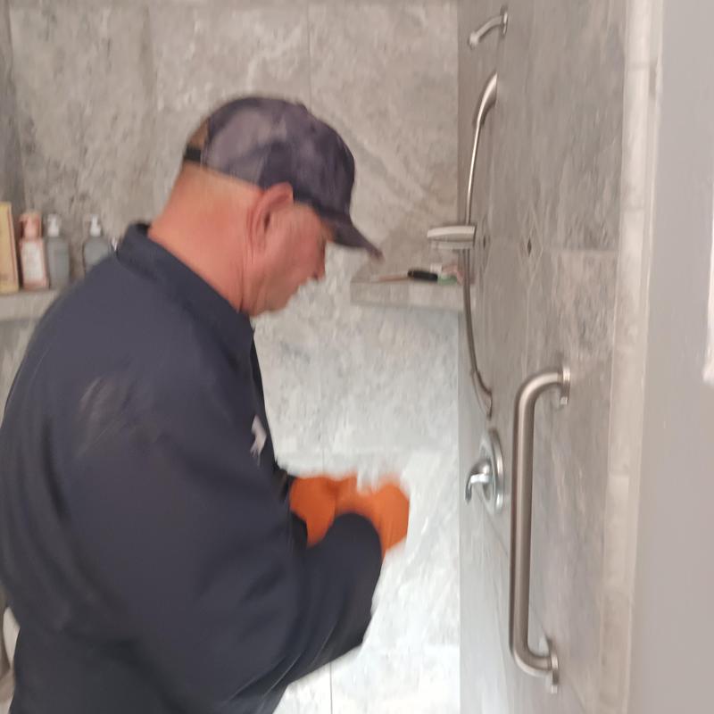 Shower valve assembly replacement with new trim installation Shower valve assembly replacement with new trim installation