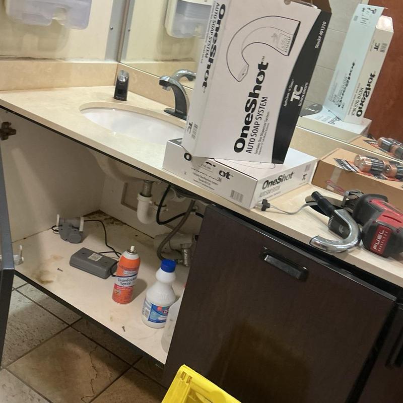 One-Shot soap dispenser installation tools
