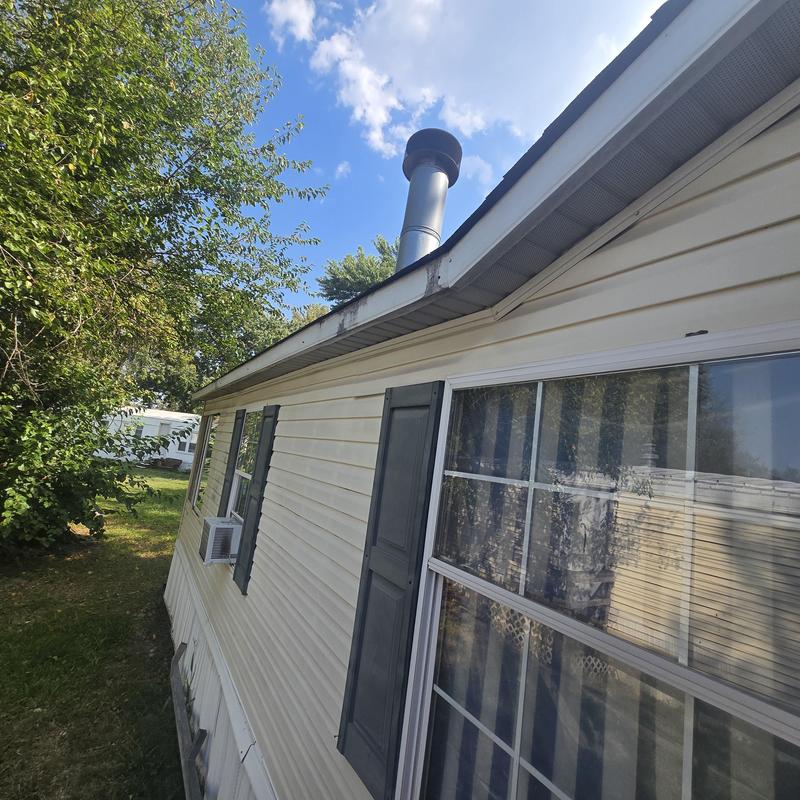 Roof gutter and fascia inspection after tree damage
