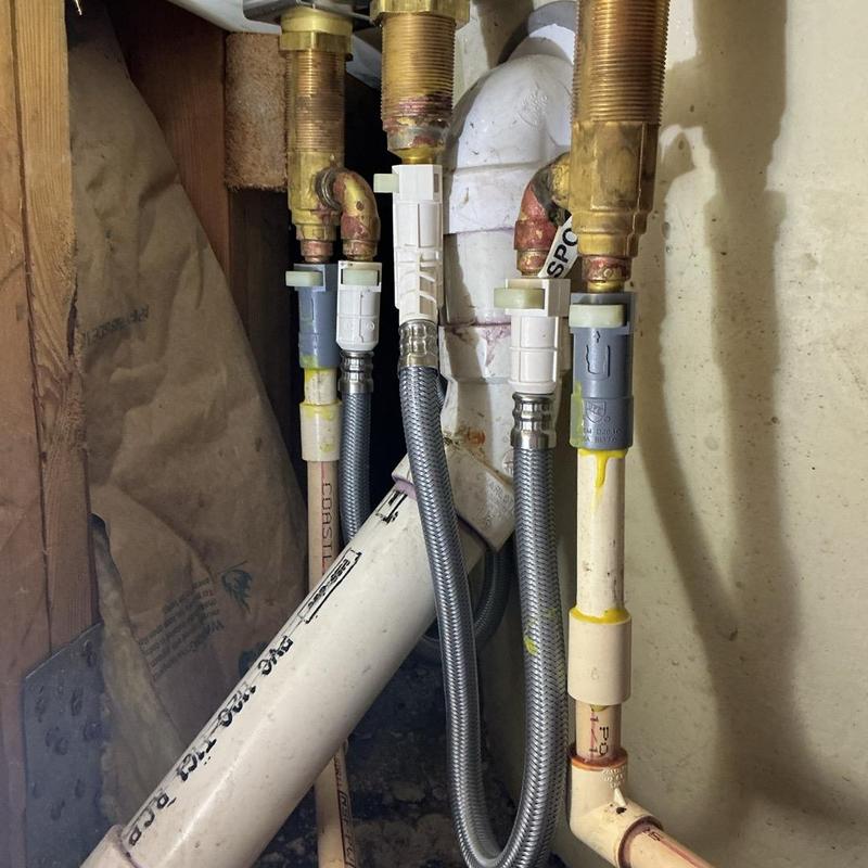 Delta Roman tub rough-in valve and trim installation