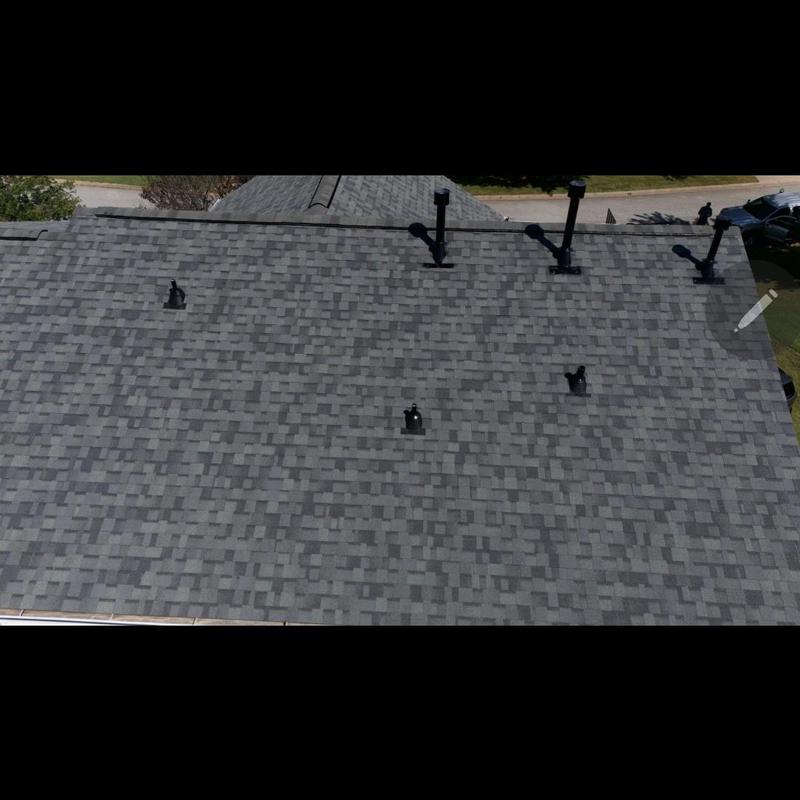 Owens Corning gray architectural shingle roof installation Owens Corning gray architectural shingle roof installation