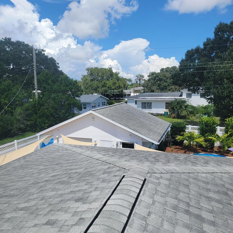 Dimensional shingle roof inspection on residential home Dimensional shingle roof inspection on residential home