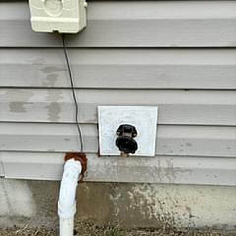 Hose bib exterior replacement with easy access panel Hose bib exterior replacement with easy access panel