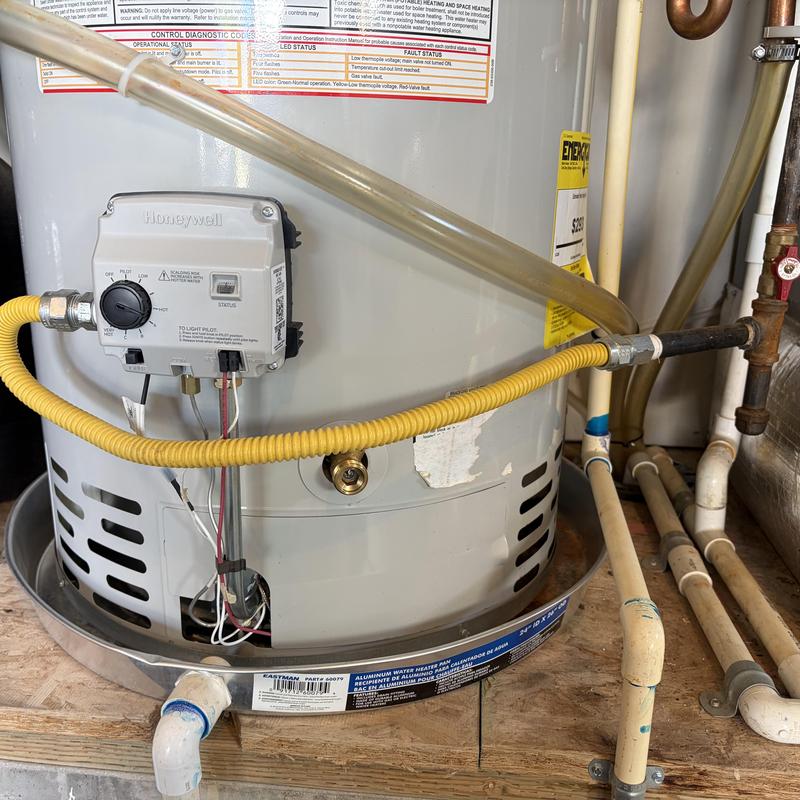 Gas water heater control valve and thermopile replacement Gas water heater control valve and thermopile replacement