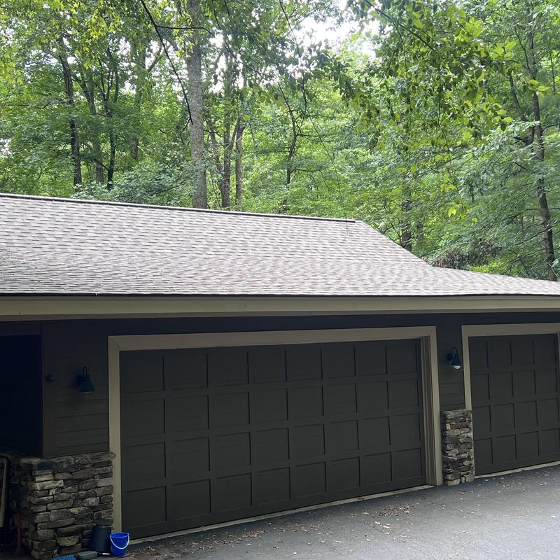 Architectural shingle roof replacement with new headwall flashing