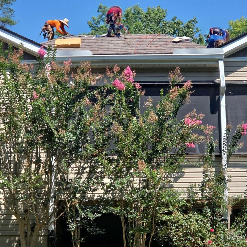 GAF Grand Manor Chestnut shingle roof installation