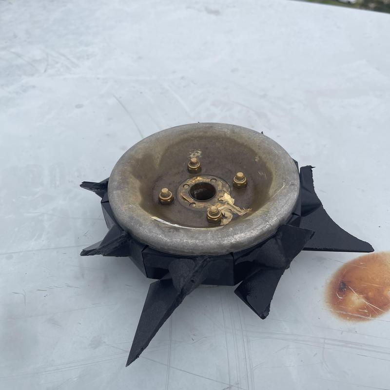 Condenser fan blade damaged from RTU unit repair Condenser fan blade damaged from RTU unit repair