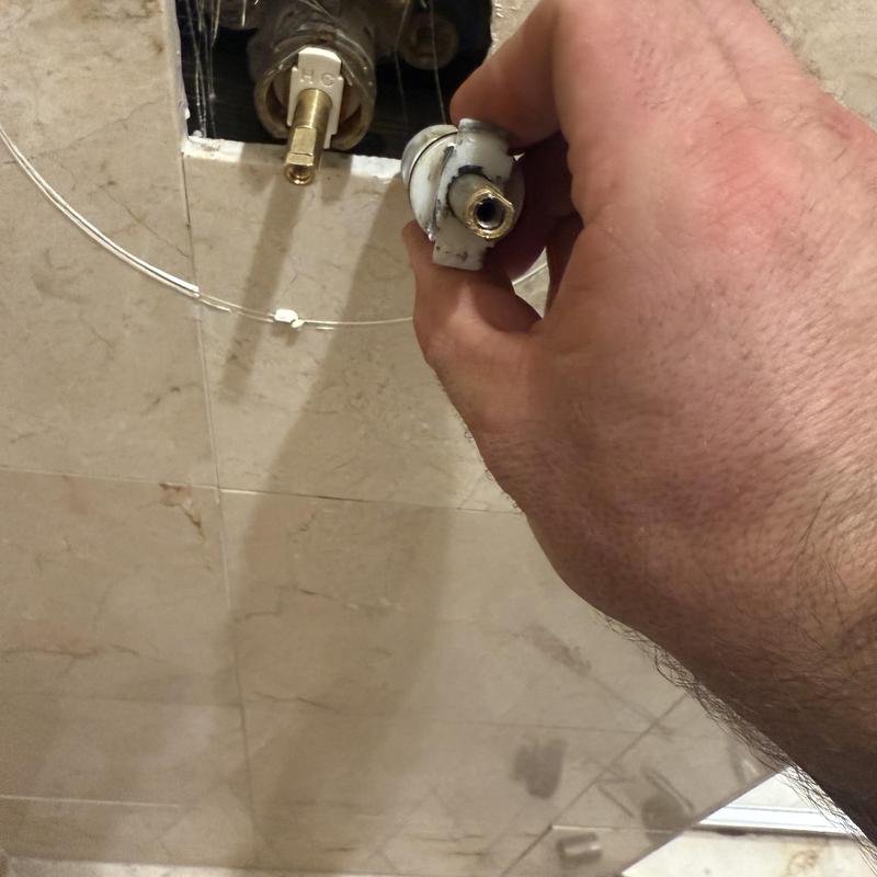 Moen Posi Temp cartridge replacement in shower valve