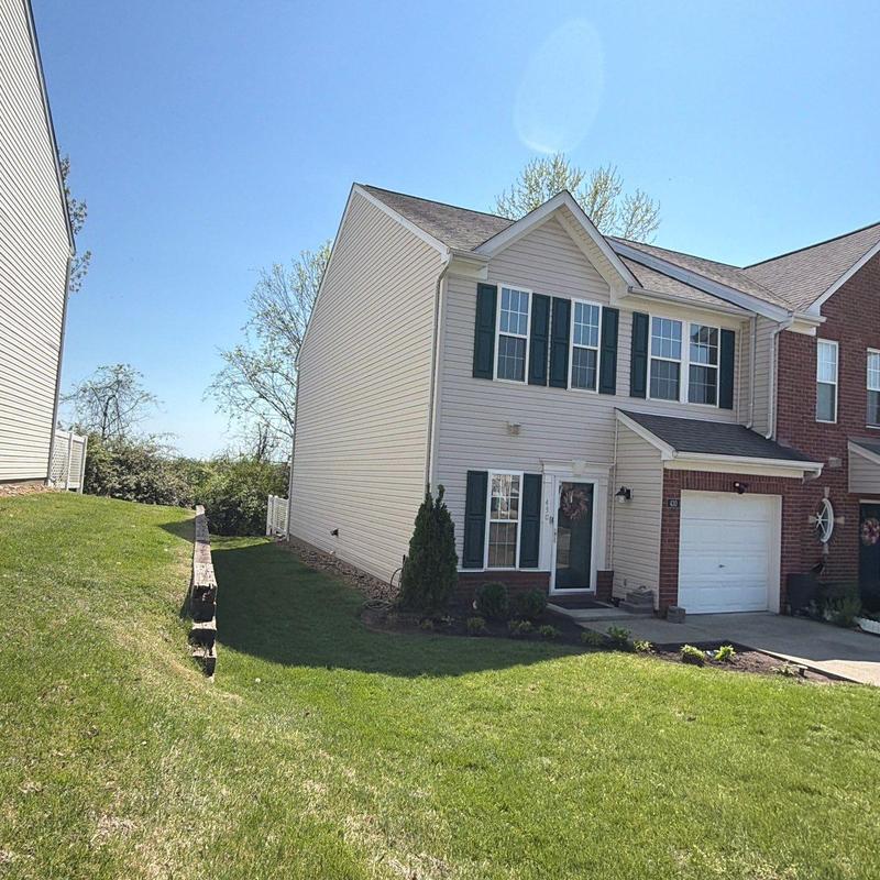 Roof shingles hail damage inspection on townhouse