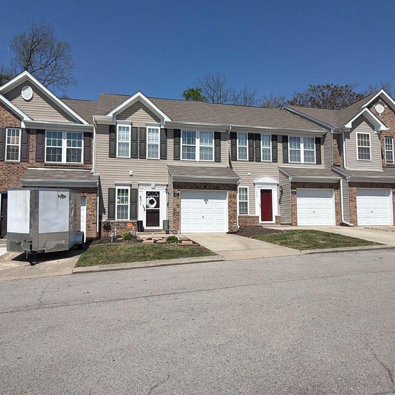 Asphalt shingle roof hail damage inspection on townhomes