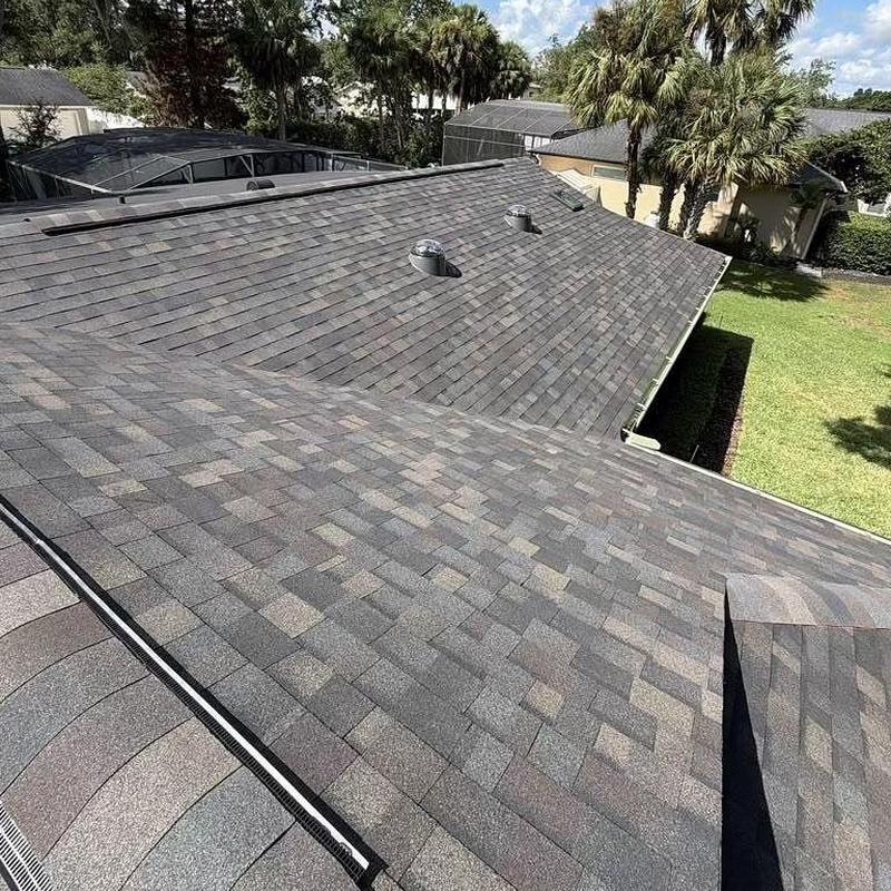 Owens Corning Black Sable shingle roof installation Owens Corning Black Sable shingle roof installation