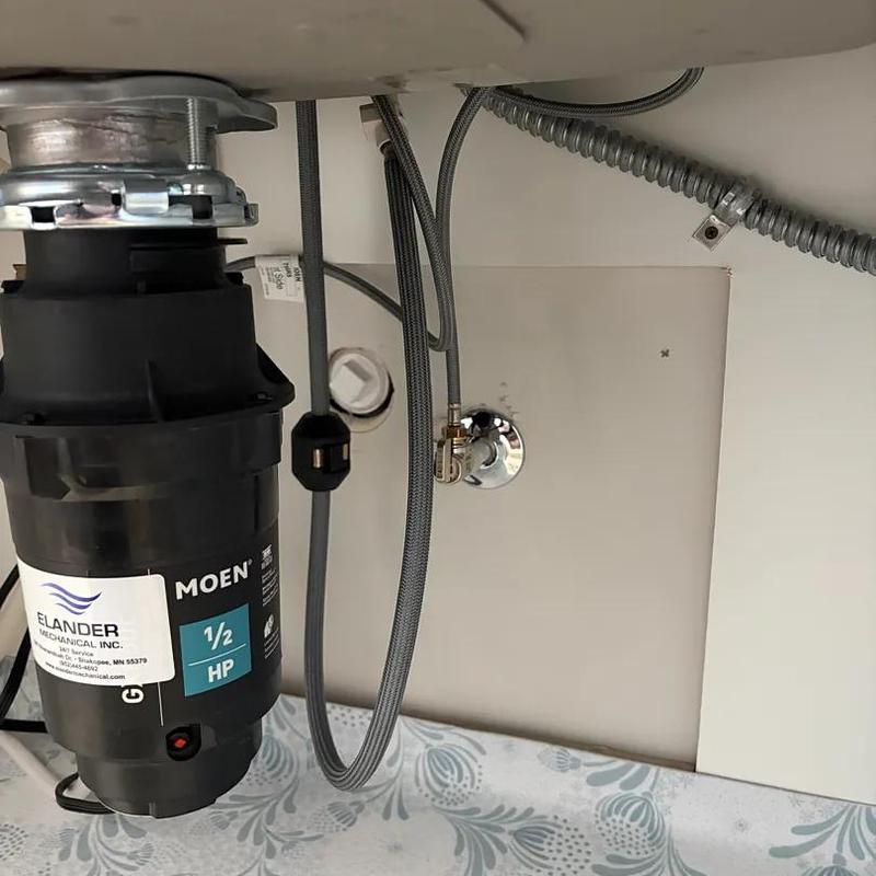 Kitchen faucet shutoff valve and supply line installation