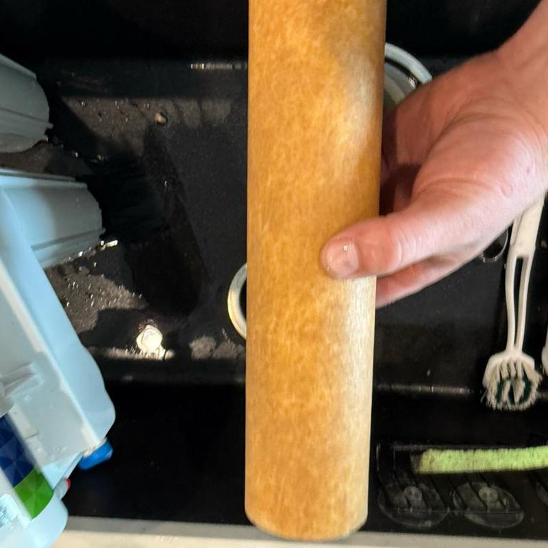 RO filter cartridge replacement in kitchen sink area