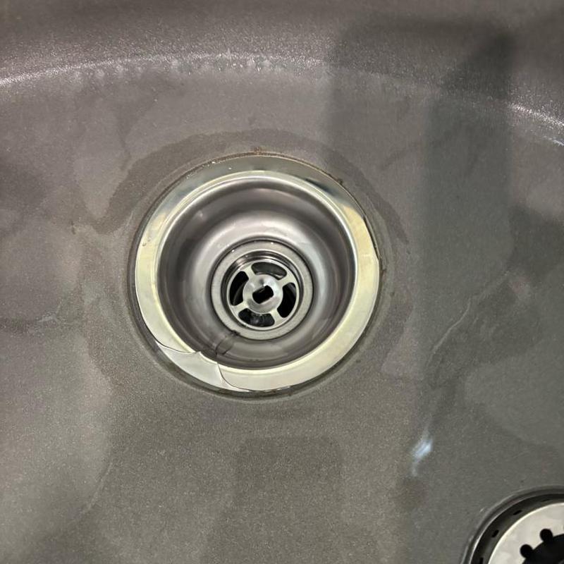 Kitchen sink stainless steel Glacier Bay strainer replacement