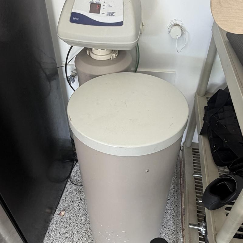 North Star water softener system in utility room North Star water softener system in utility room