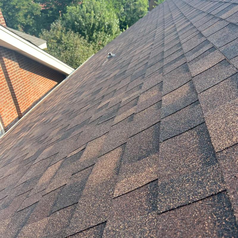 Owens Corning Duration Brownwood roof shingles installation