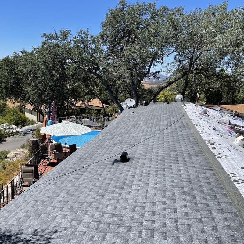 GAF 50-year asphalt roof installation in Jamestown