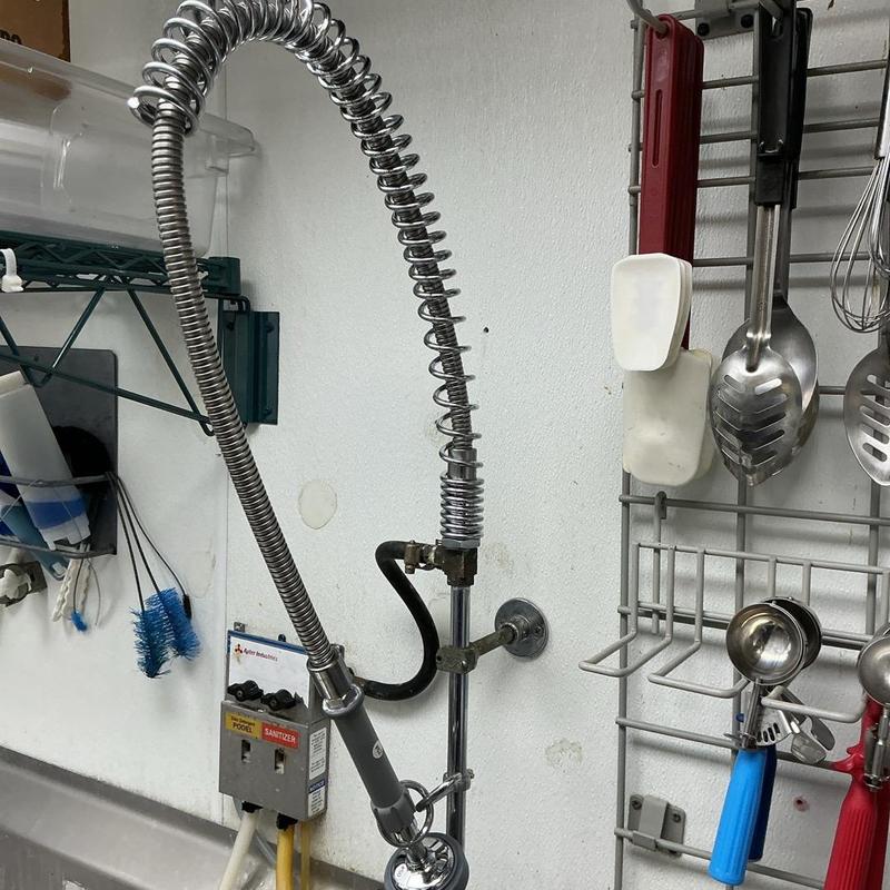 T&S Easy Install wall-mount faucet and sprayer assembly T&S Easy Install wall-mount faucet and sprayer assembly