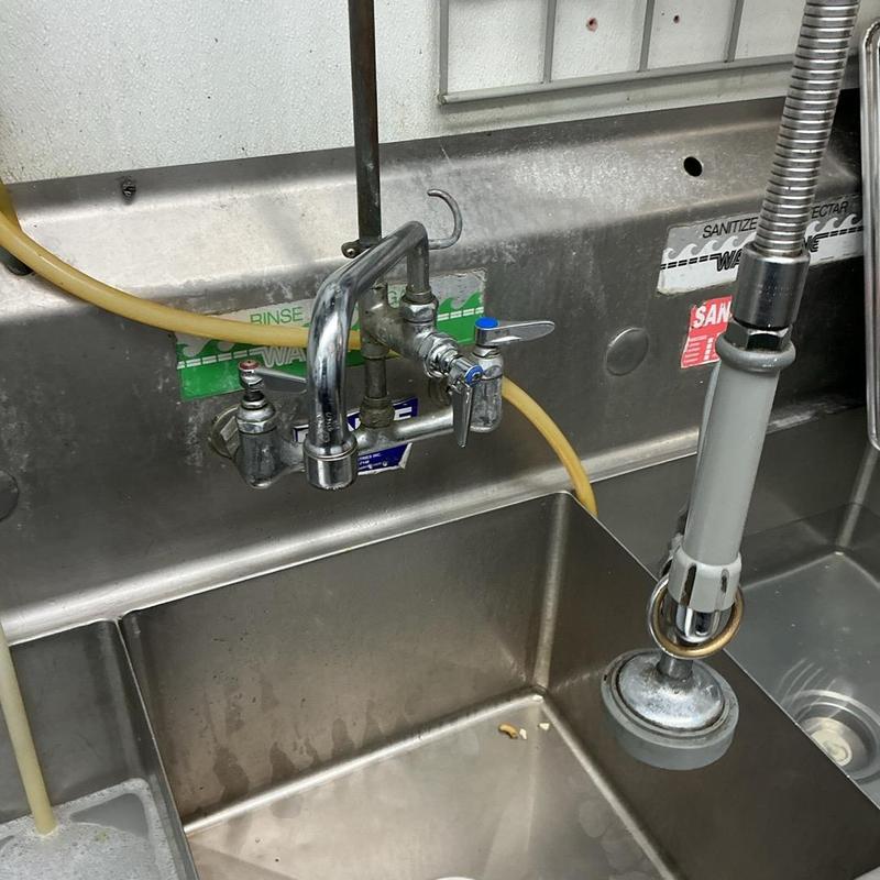 T&S Easy Install wall-mount faucet and sprayer T&S Easy Install wall-mount faucet and sprayer