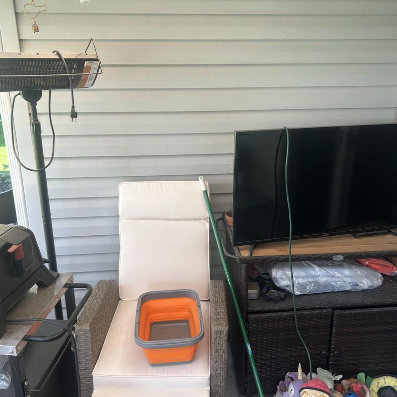 120V patio circuit wiring with patio heater and TV setup 120V patio circuit wiring with patio heater and TV setup