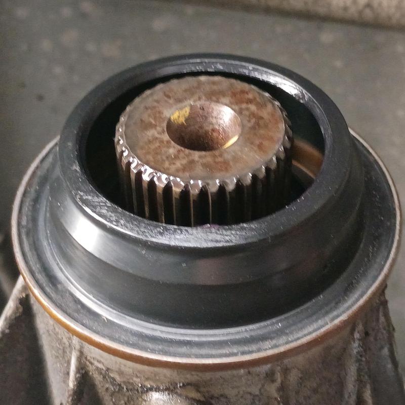 Carrier bearing and driveshaft seal on transfer case Carrier bearing and driveshaft seal on transfer case