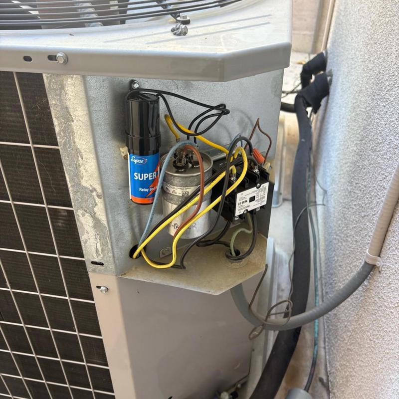 R-22 air conditioner capacitor and relay wiring R-22 air conditioner capacitor and relay wiring