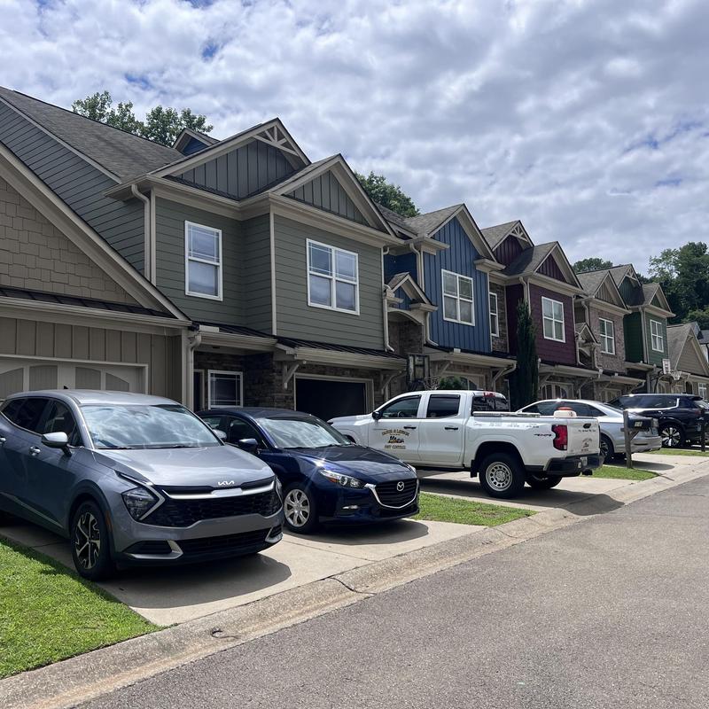 Townhome complex roof debris hand-cleaning in Jasper, GA
