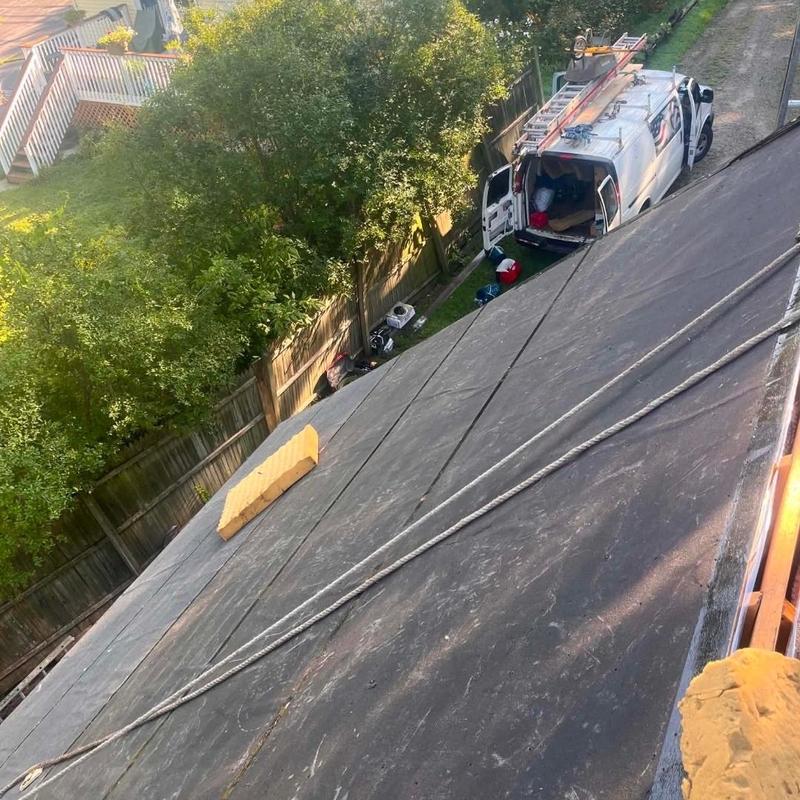 Ice and water shield roof underlayment in Quaker Hill