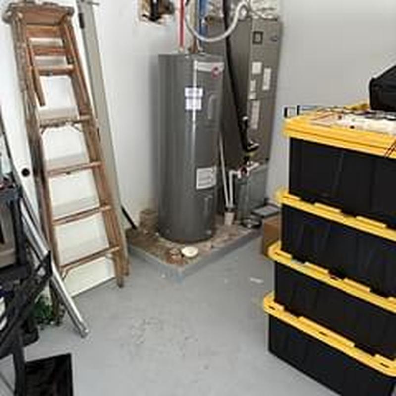 Water heater with new top water line pipe installation