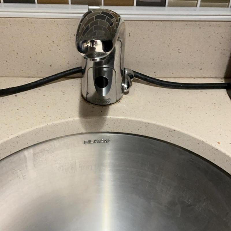 Sensor faucet for commercial break room sink Sensor faucet for commercial break room sink