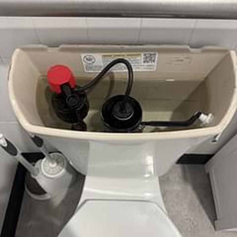 Toilet fill valve and sink drain replacement in bathroom