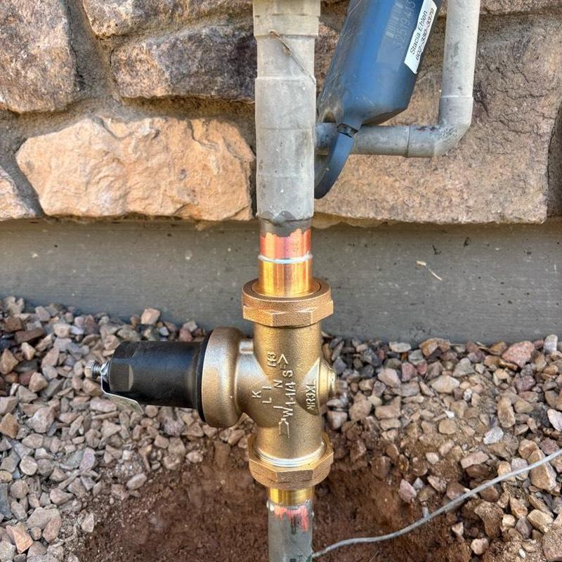 14-inch pressure reducing valve on main water pipe