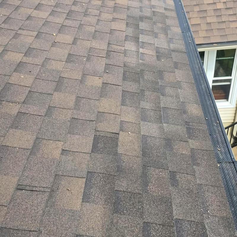 IKO Cambridge AR Class 3 Impact Resistant shingles on roof IKO Cambridge AR Class 3 Impact Resistant shingles on roof