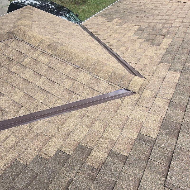 IKO Cambridge AR Class 3 shingles on residential roof IKO Cambridge AR Class 3 shingles on residential roof