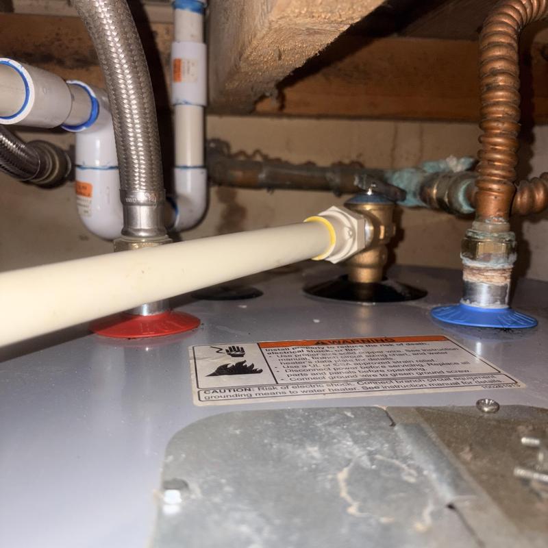 Water heater pipe connections and valves installation Water heater pipe connections and valves installation