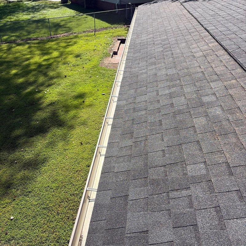 Tamko Stormfighter Flex roof with gutter guards Tamko Stormfighter Flex roof with gutter guards
