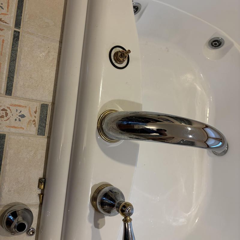 Moen Roman tub faucet and trim installation Moen Roman tub faucet and trim installation