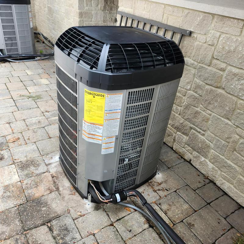2 ton 17 SEER multi-speed air conditioner unit installation 2 ton 17 SEER multi-speed air conditioner unit installation