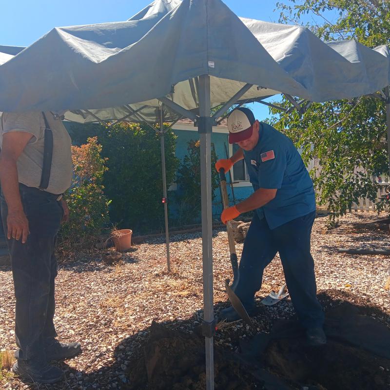 Type L copper water service pipe installation outdoors Type L copper water service pipe installation outdoors