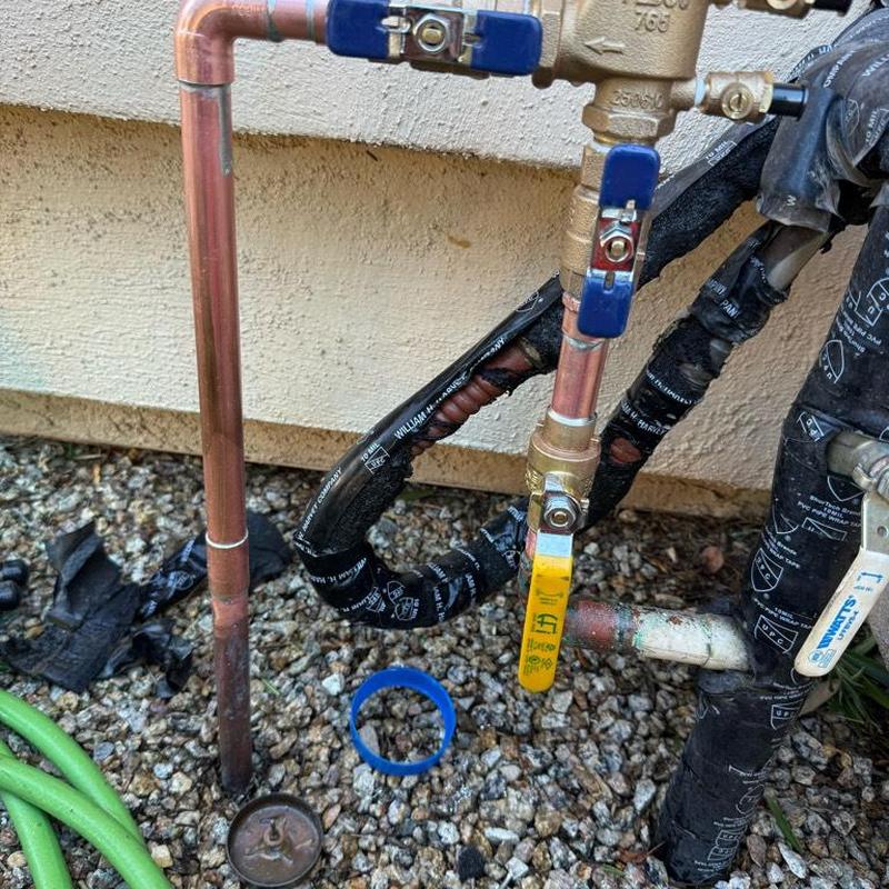 Pressure vacuum breaker replacement with isolation valve