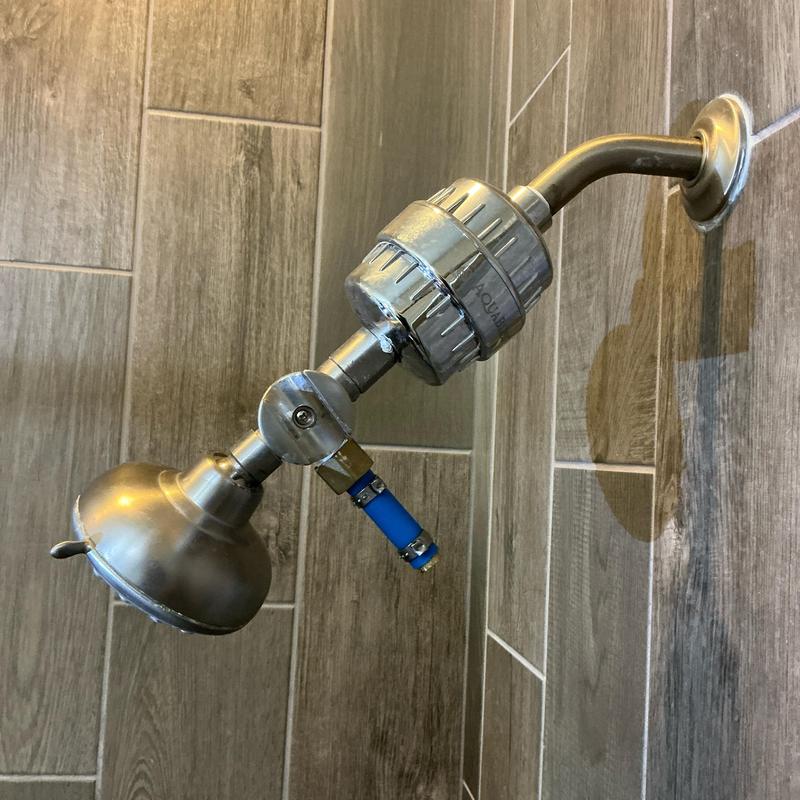 Shower cartridge replacement with new valve insert