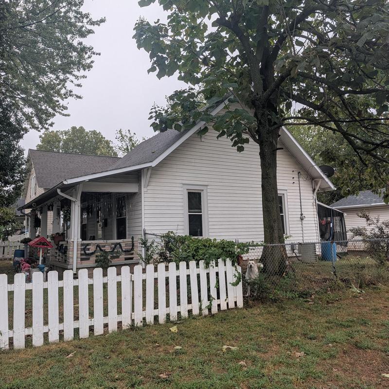 Siding and roof exterior on residential house