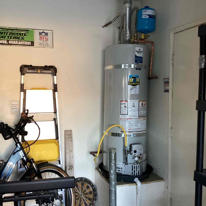Bradford White 50-gallon water heater installation